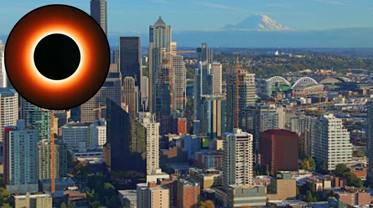 Total lunar eclipse wows in Washington 2026